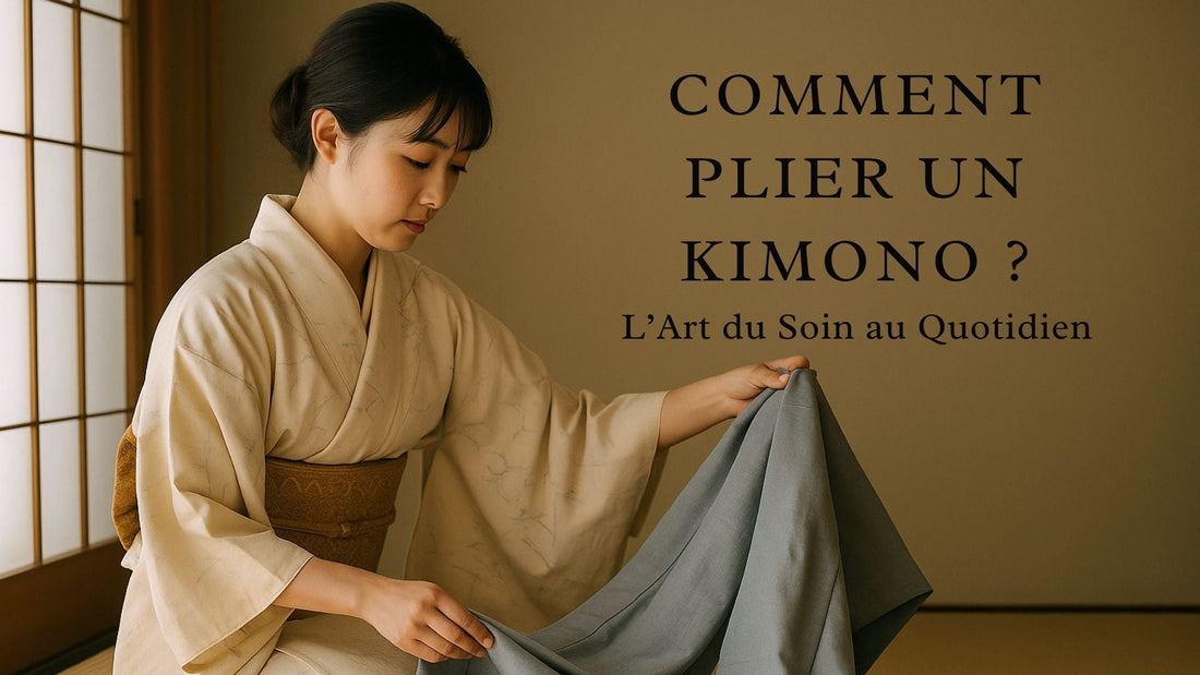 Comment plier un kimono