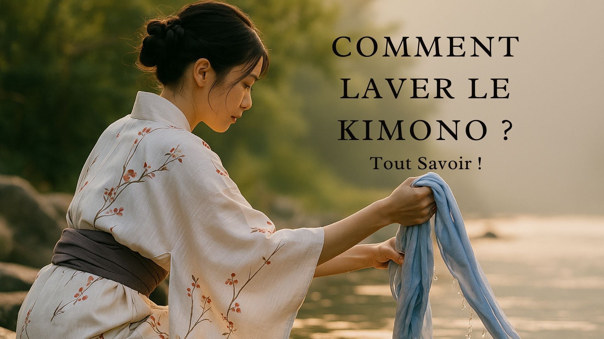 Comment laver le kimono