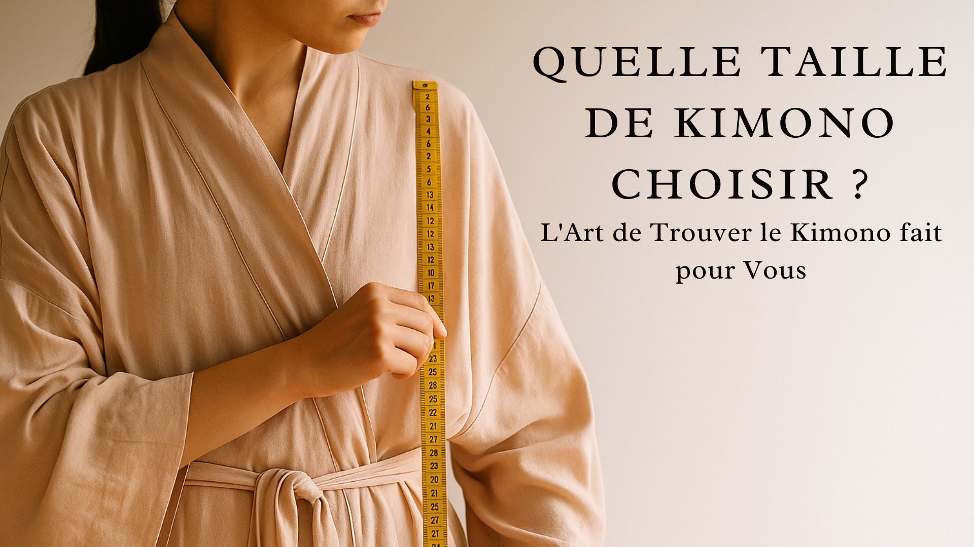 Quelle taille de kimono choisir