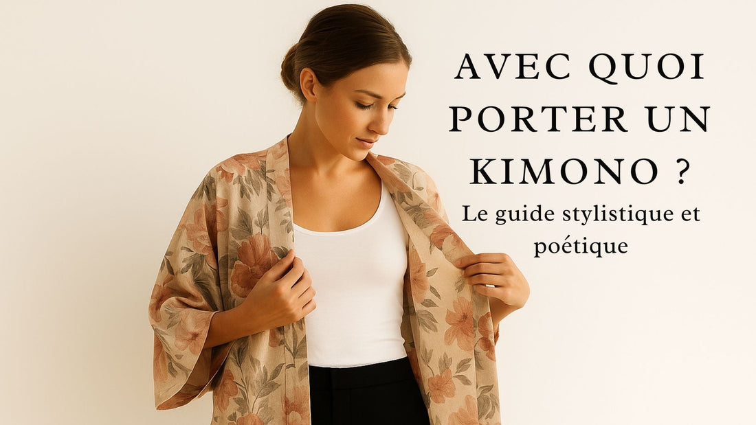 avec quoi porter un kimono