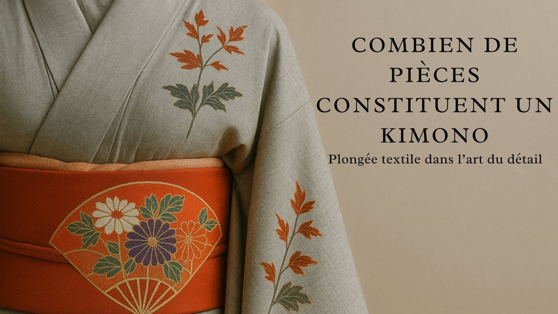 Combien de pièces constituent un kimono