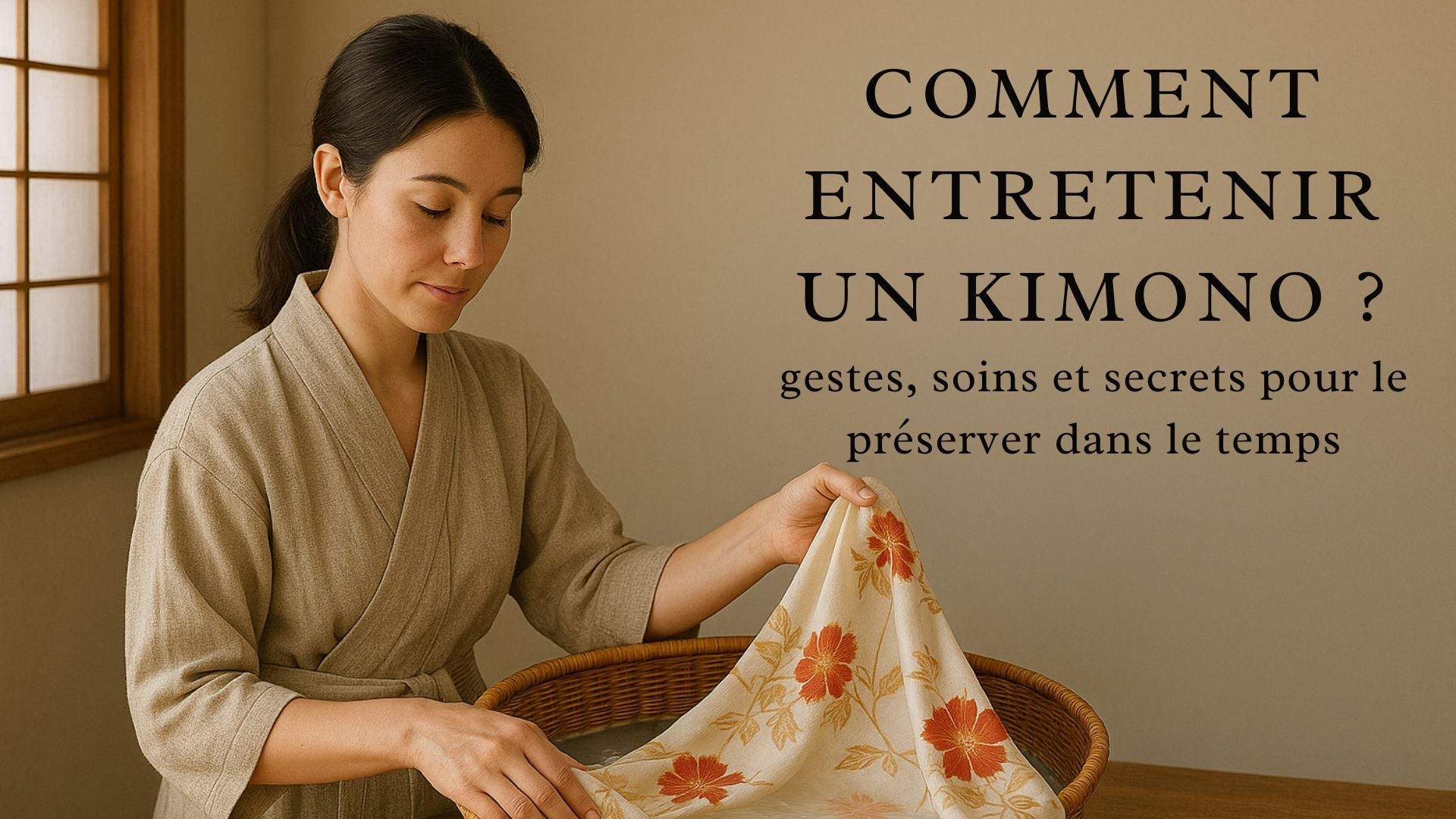Comment entretenir son kimono : gestes, soins et secrets pour le préserver dans le temps
