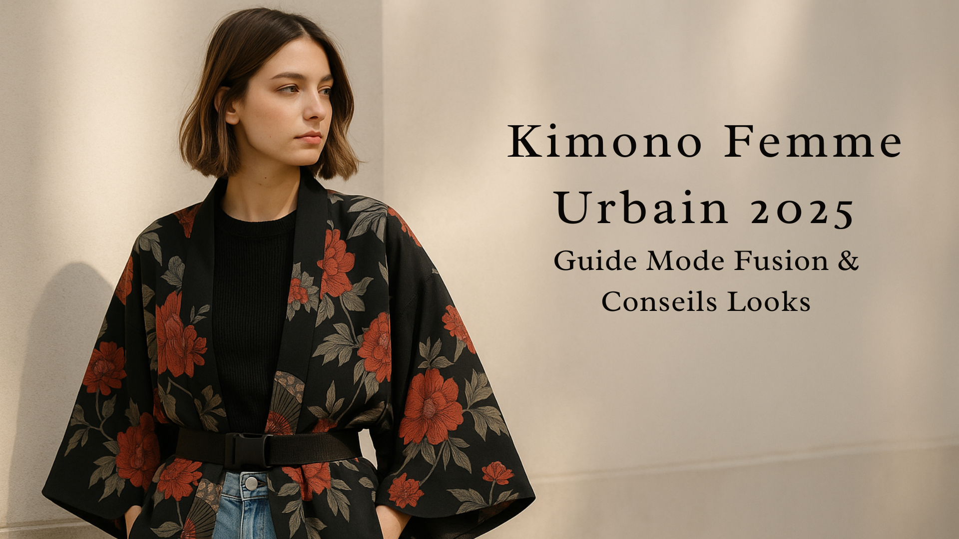 kimono femme urbain 2025