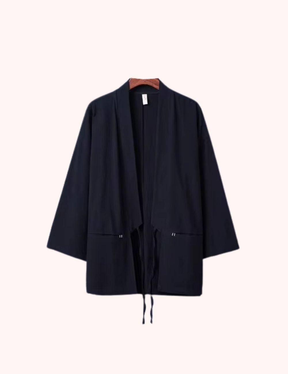 Veste Kimono | Noir Bleuté