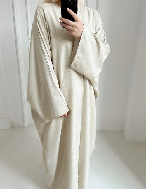 Abaya Kimono | Editions Caftan Beige