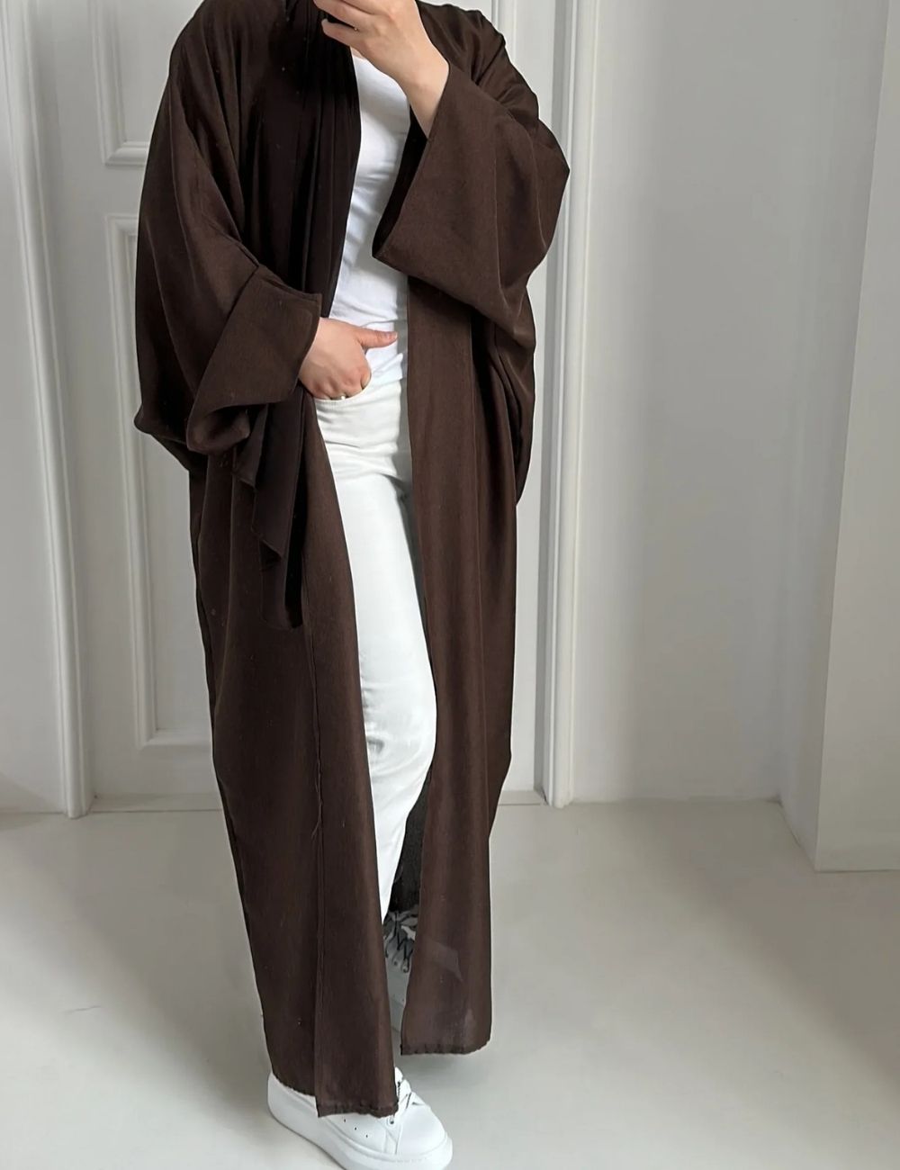 Abaya Kimono | Editions Caftan Marron