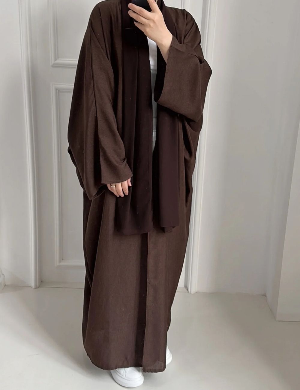 Abaya Kimono | Editions Caftan Marron