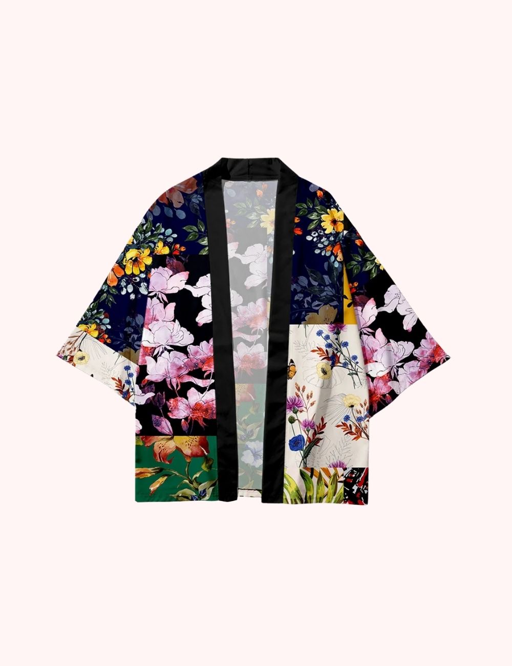 Kimono Japonais | Fleurs Claires