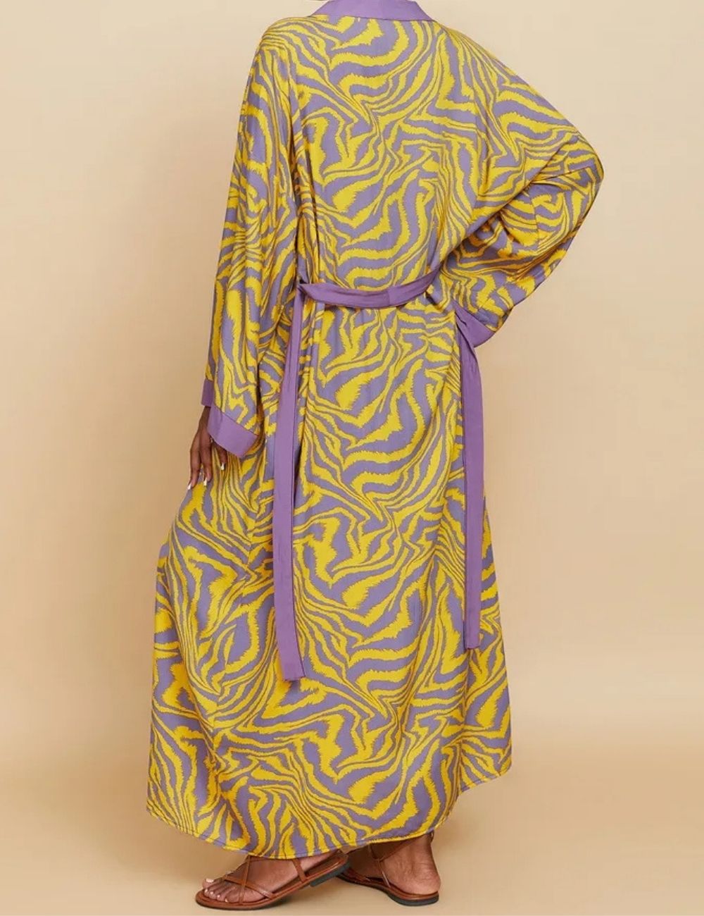 Kimono Long | Zebra Jaune