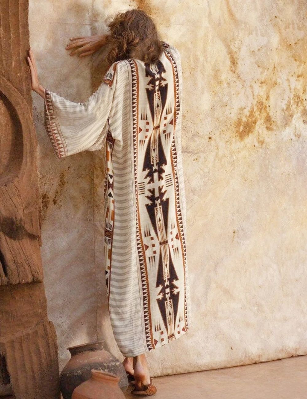 Kimono Long | Motifs Indiens