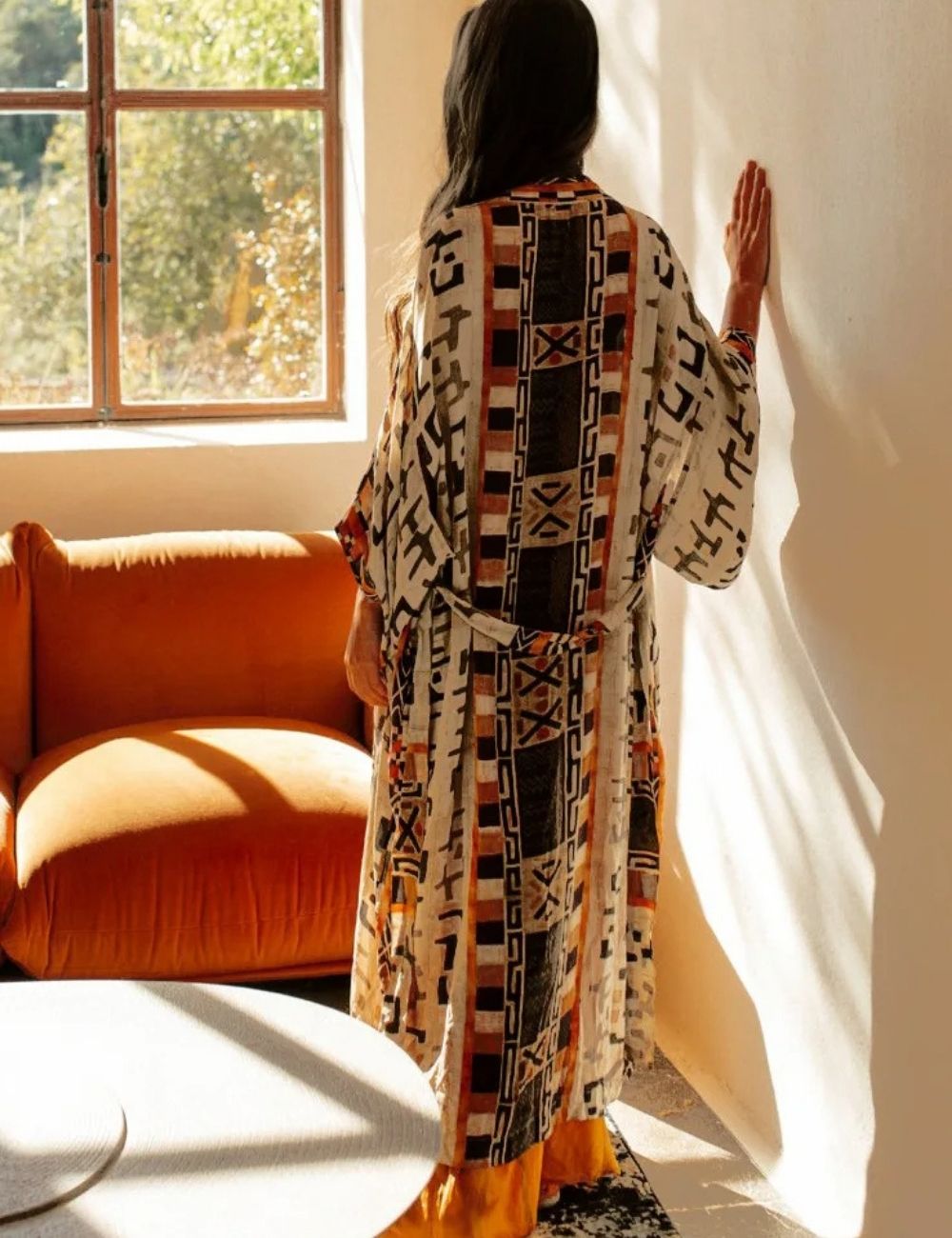 Kimono Long | Motifs Géométriques