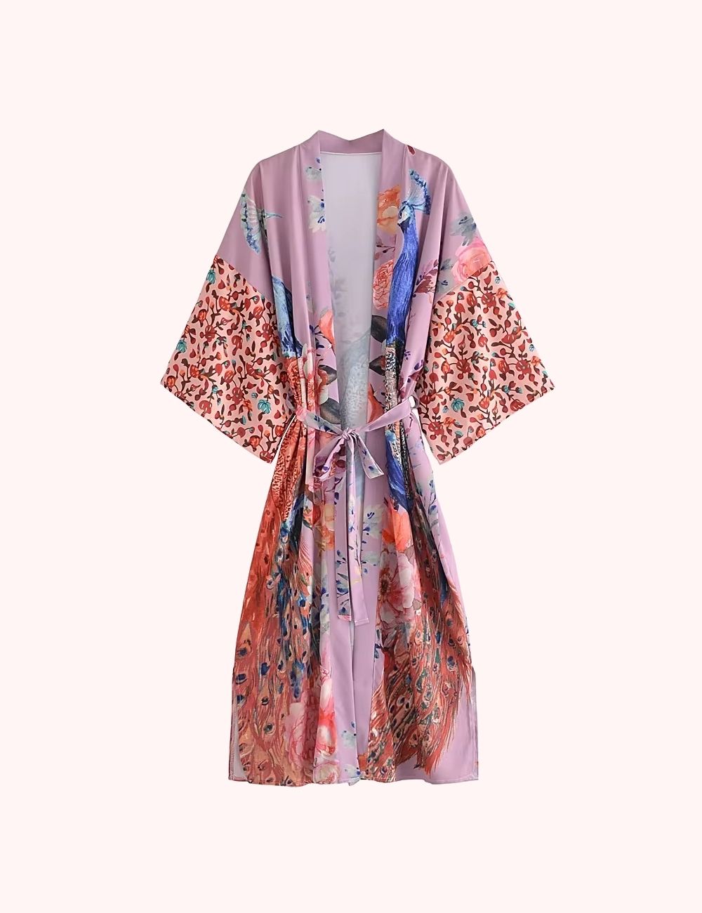 Kimono Long | Bohème de la Grue Rose