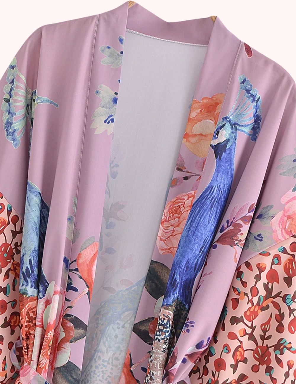 Kimono Long | Bohème de la Grue Rose