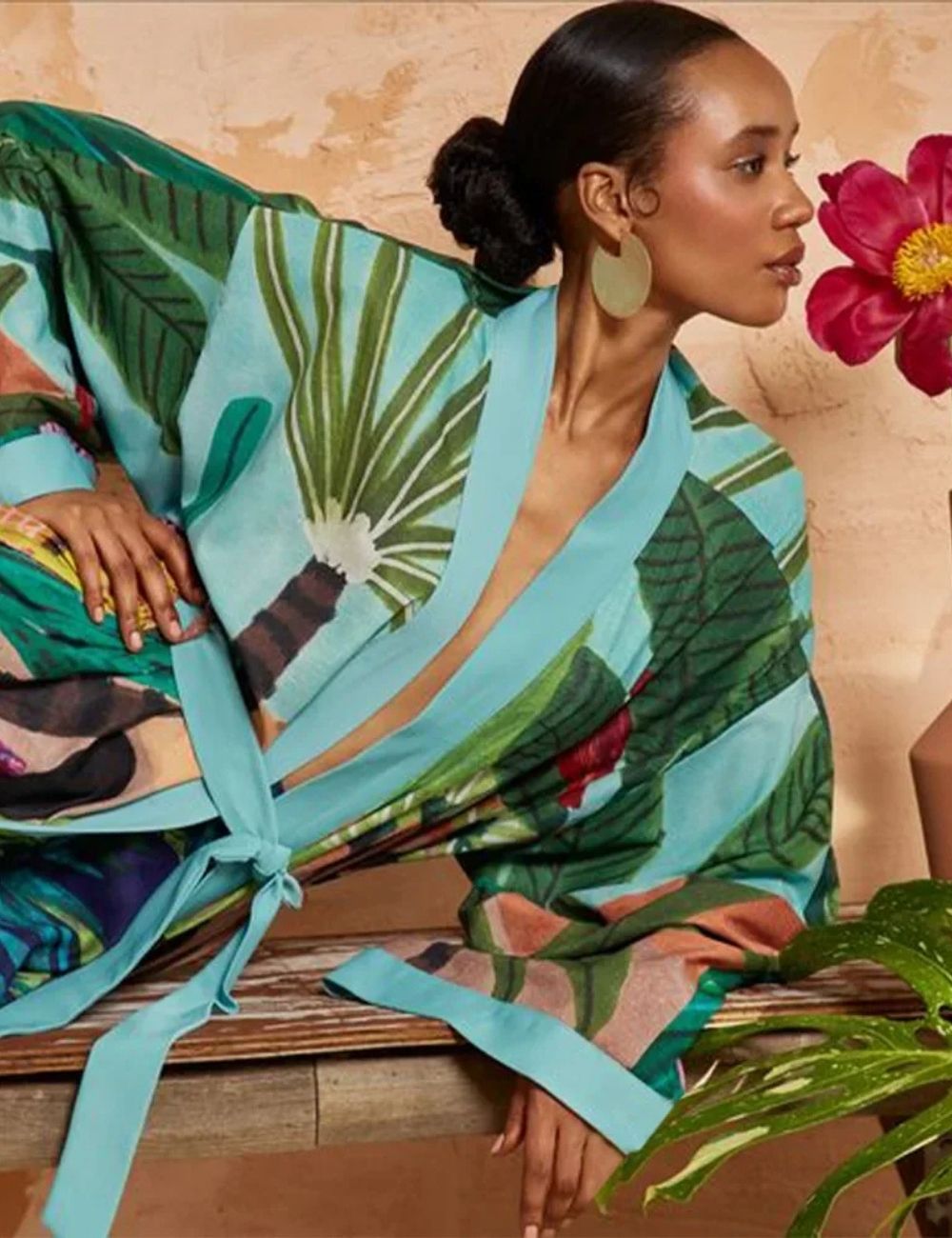 Kimono Long | Palmiers D'Afrique
