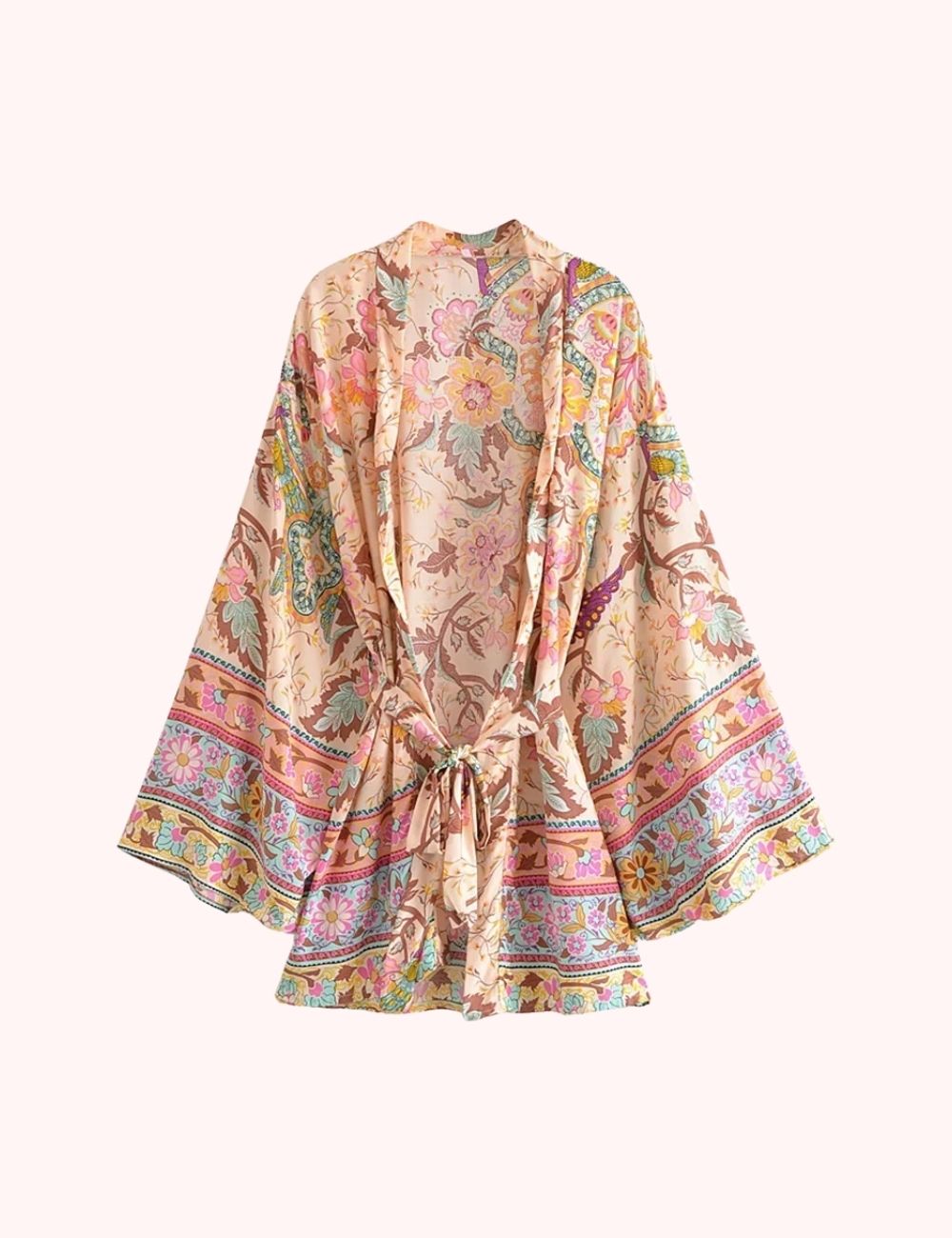 Kimono court | Fleur Beige