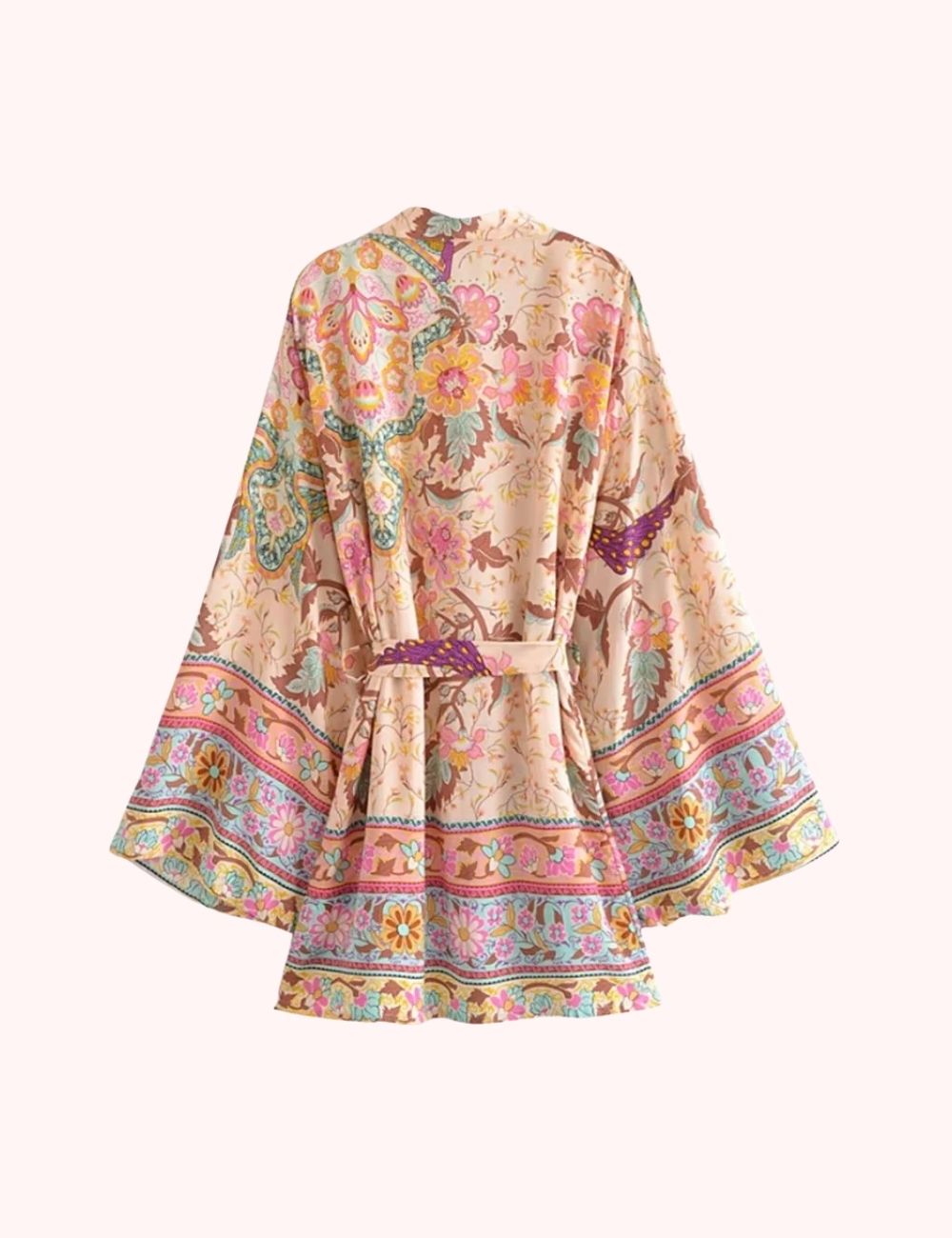 Kimono court | Fleur Beige