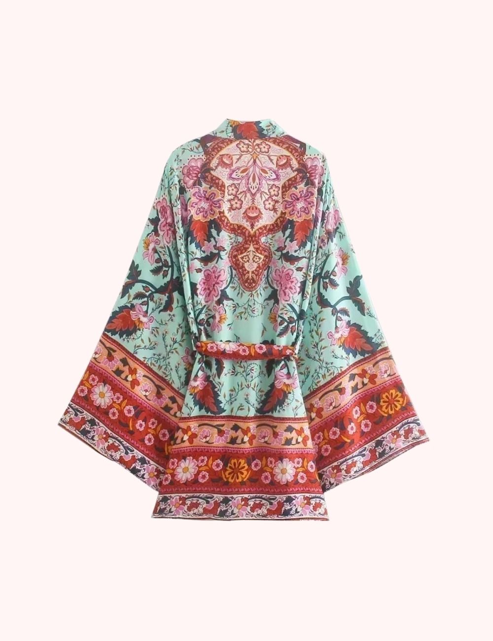Kimono court | Fleurs Tropicales