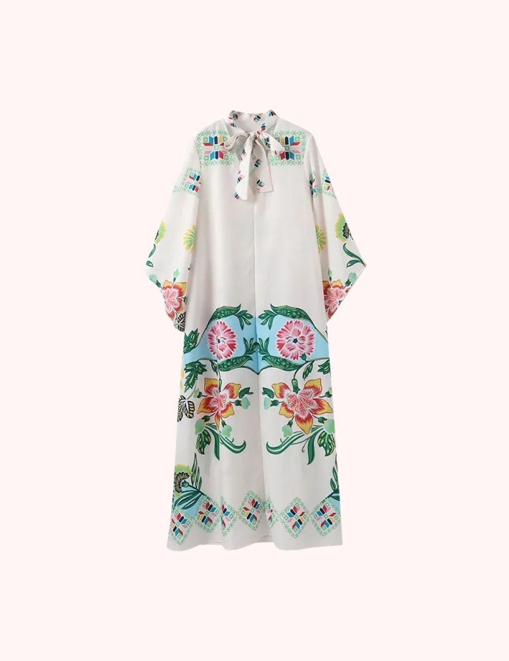 Robe Kimono Réversible | Plage Floriale