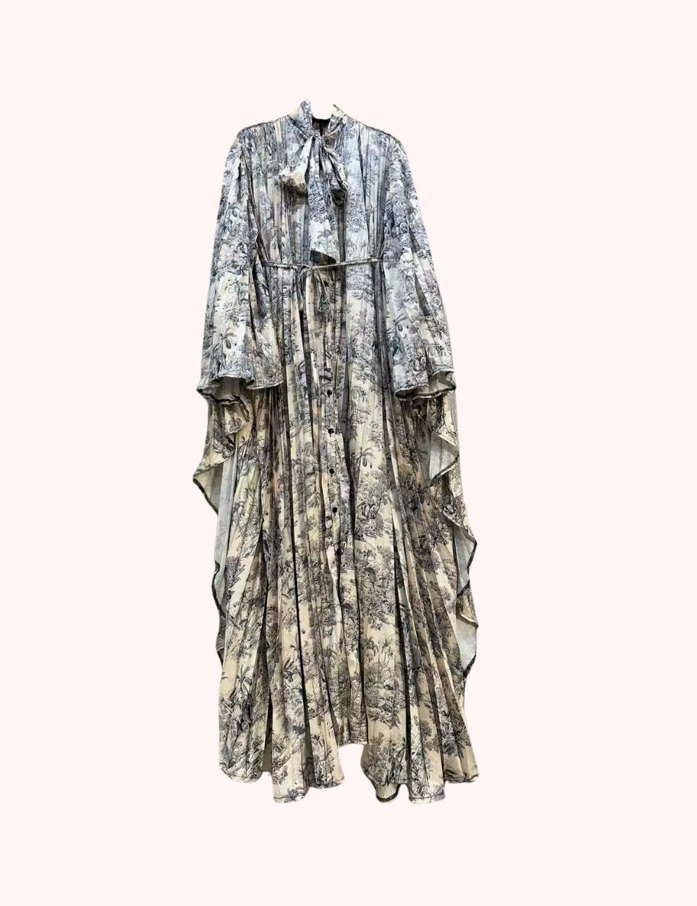 Robe Kimono | Gris Floral