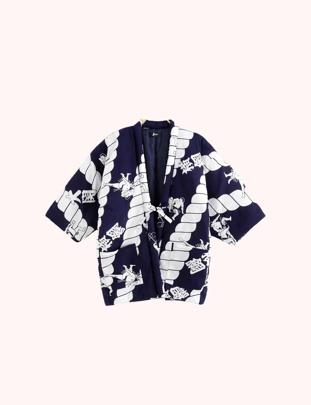 Veste Kimono Bleue | Cordes Sumo