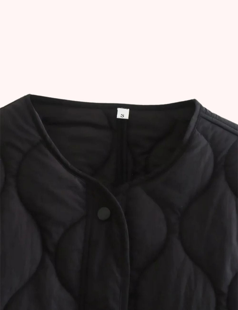 Veste Kimono Matelassée | Noir Profond