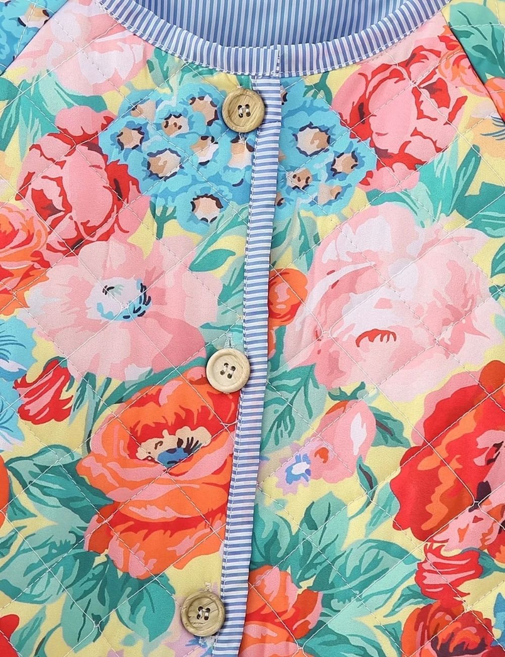 Veste Kimono Matelassée | Fleurs Douces