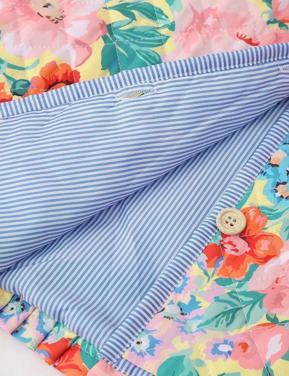 Veste Kimono Matelassée | Fleurs Douces