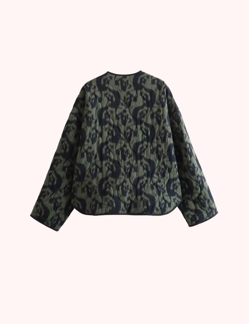 Veste Kimono Matelassée | Vert Olive