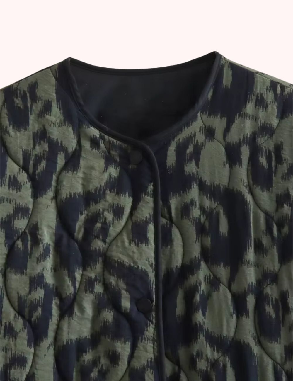 Veste Kimono Matelassée | Vert Olive