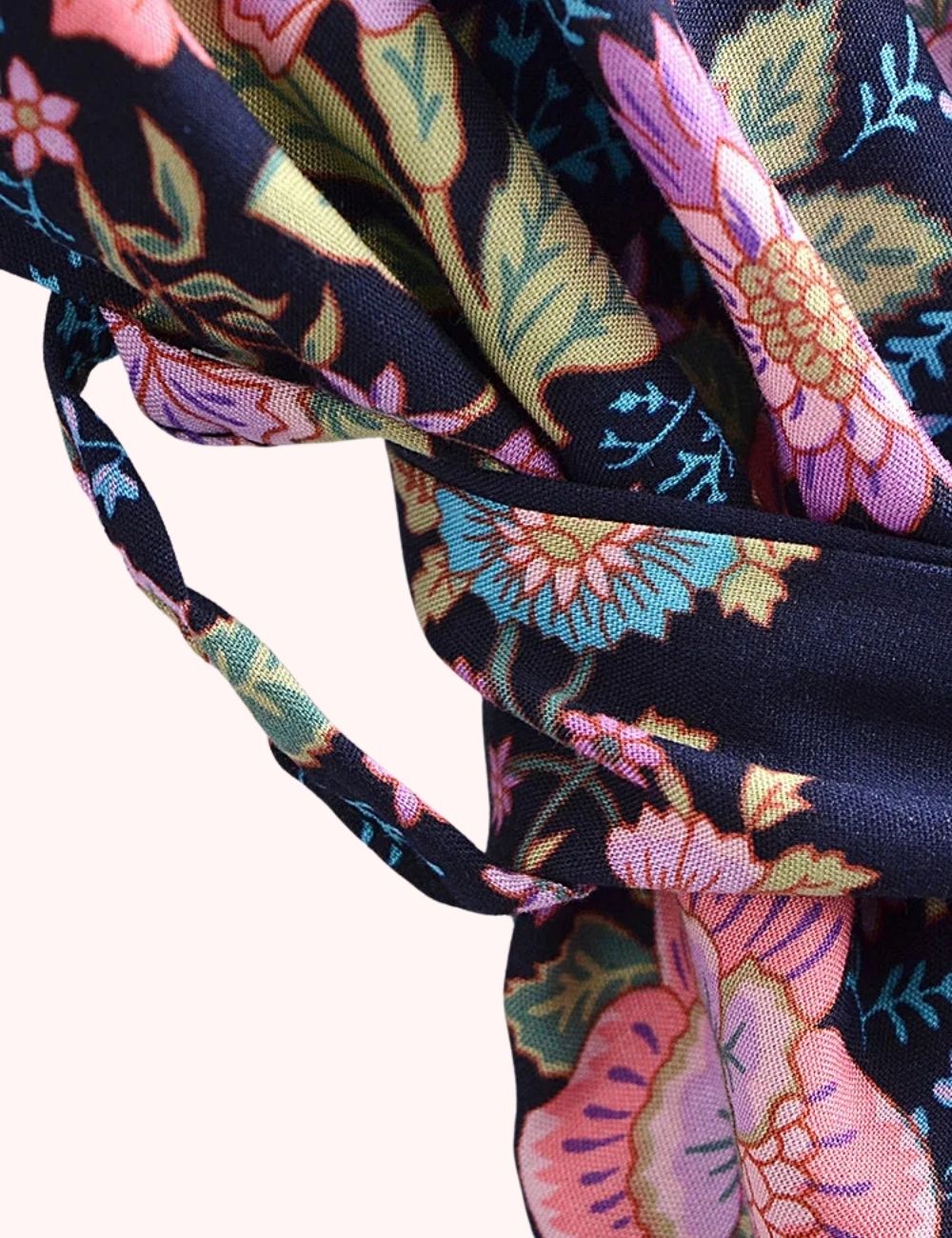 Kimono court | Nuit Florale