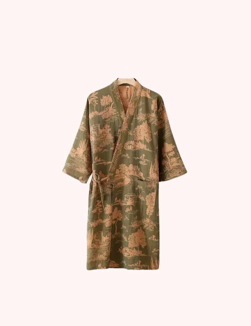 Peignoir Kimono Vert | Edition Printemps