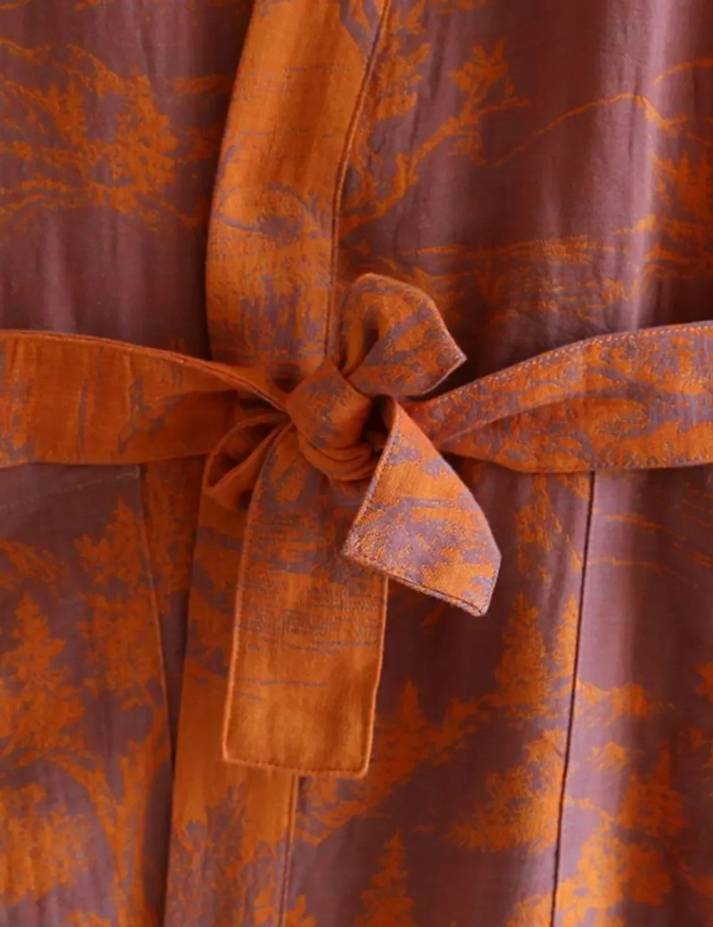 Peignoir Kimono Orange | Edition d'Automne