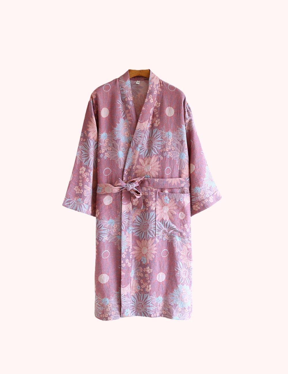 Peignoir Kimono | Rose Fleuri