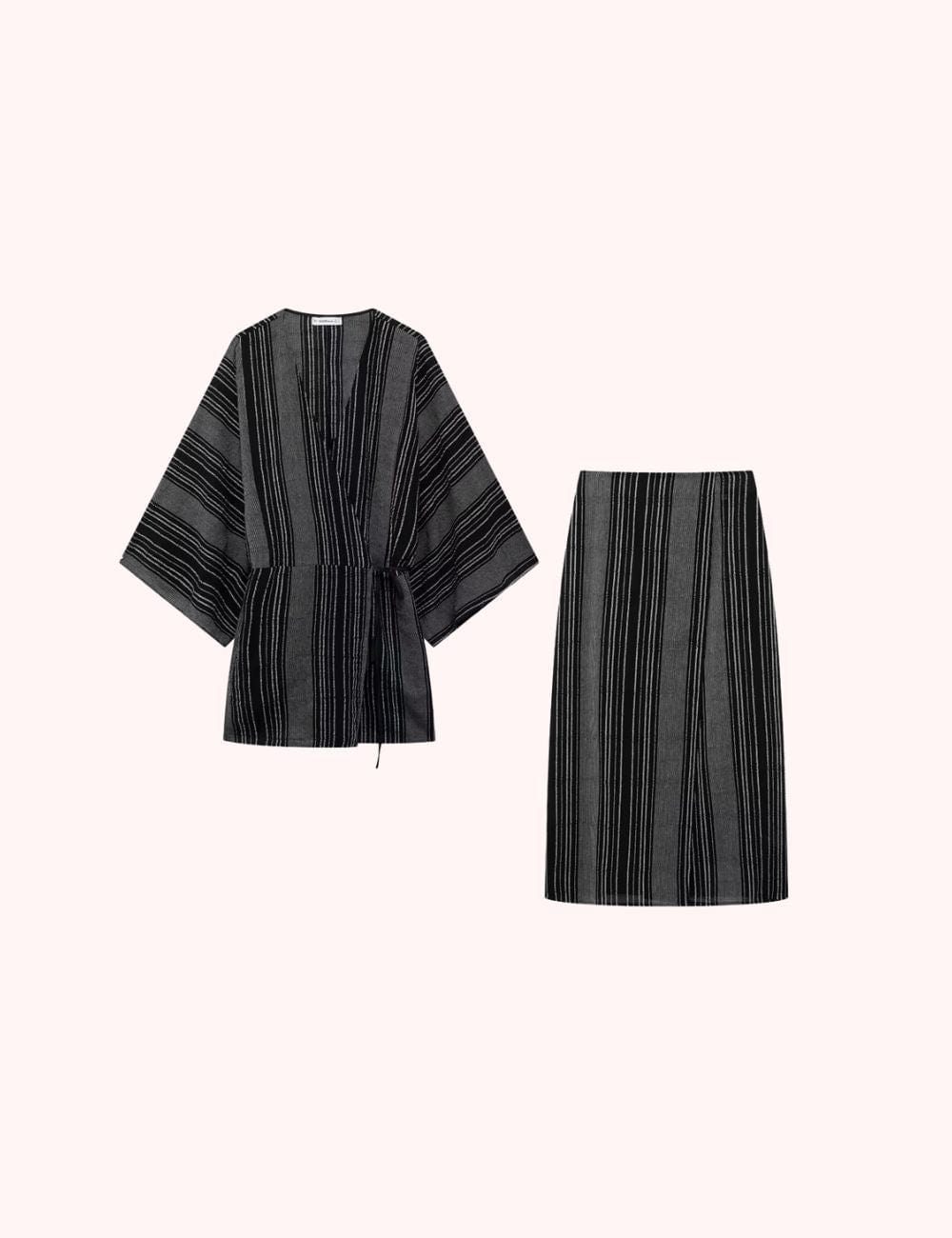 ensemble kimono noir