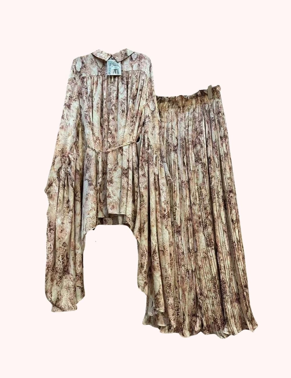 Femme ensemble kimono blanc