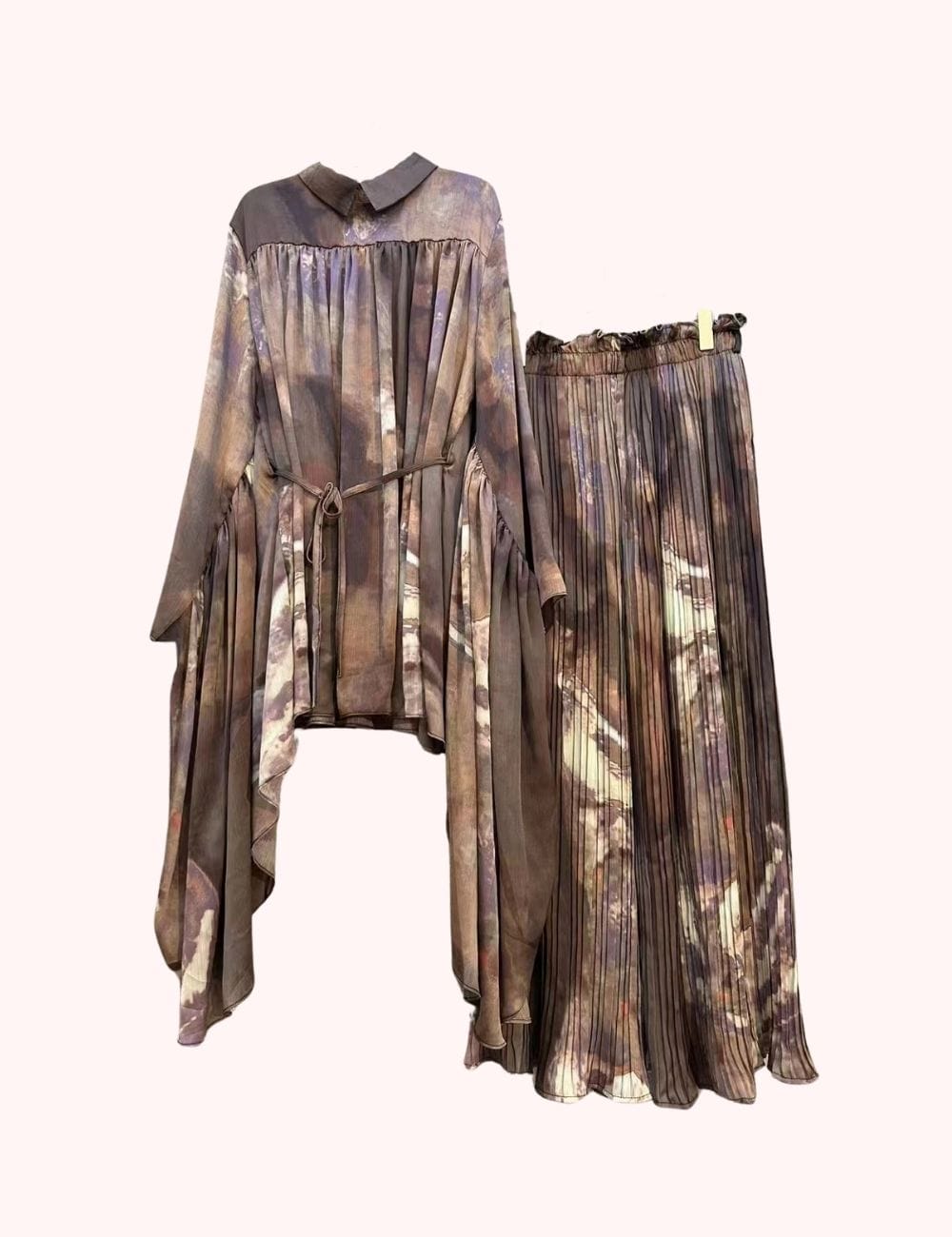 jupe avec ensemble kimono