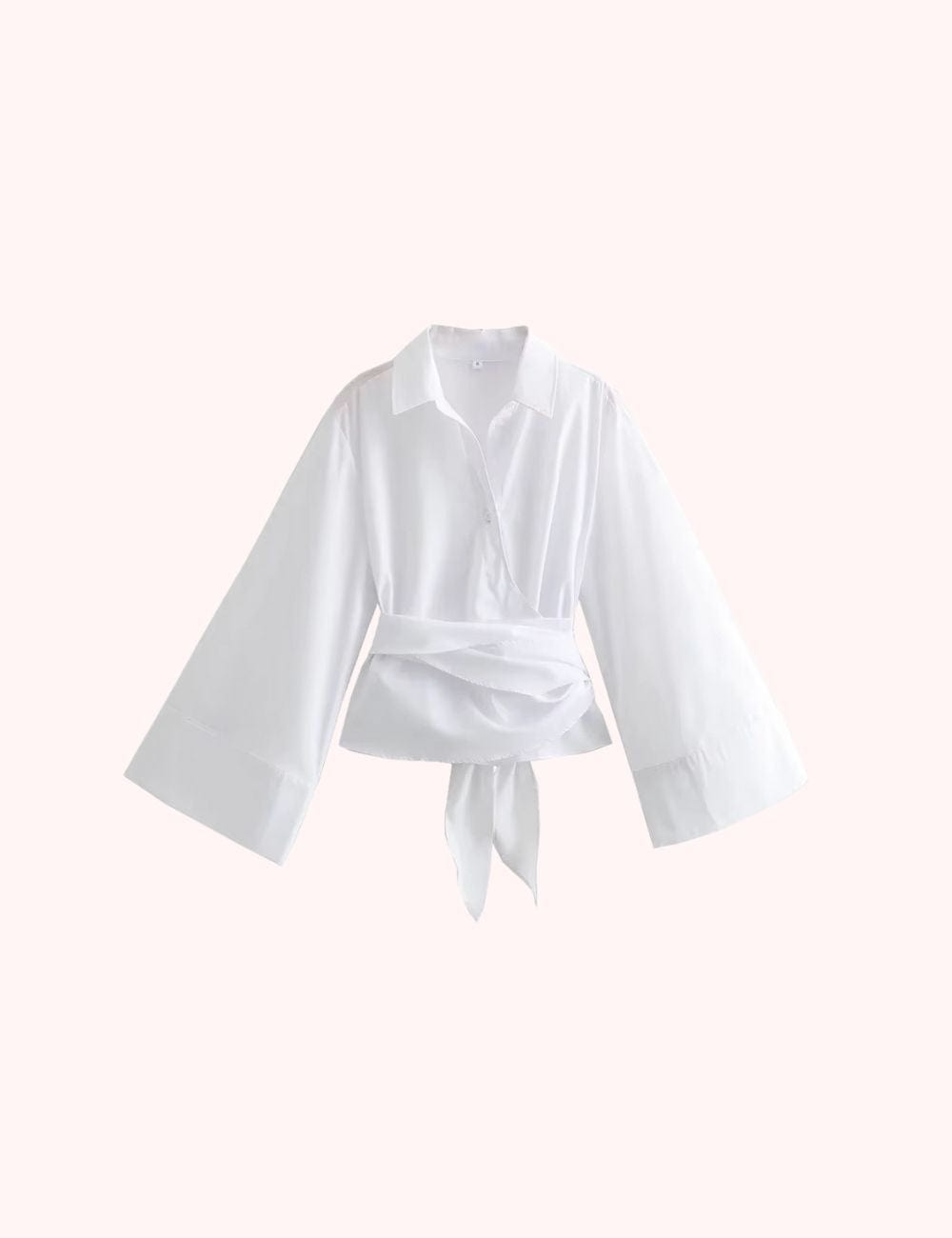 Kimono court blanc