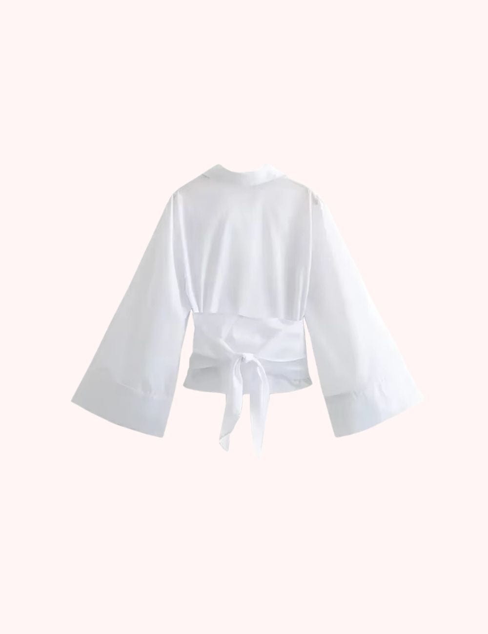 Kimono court blanc