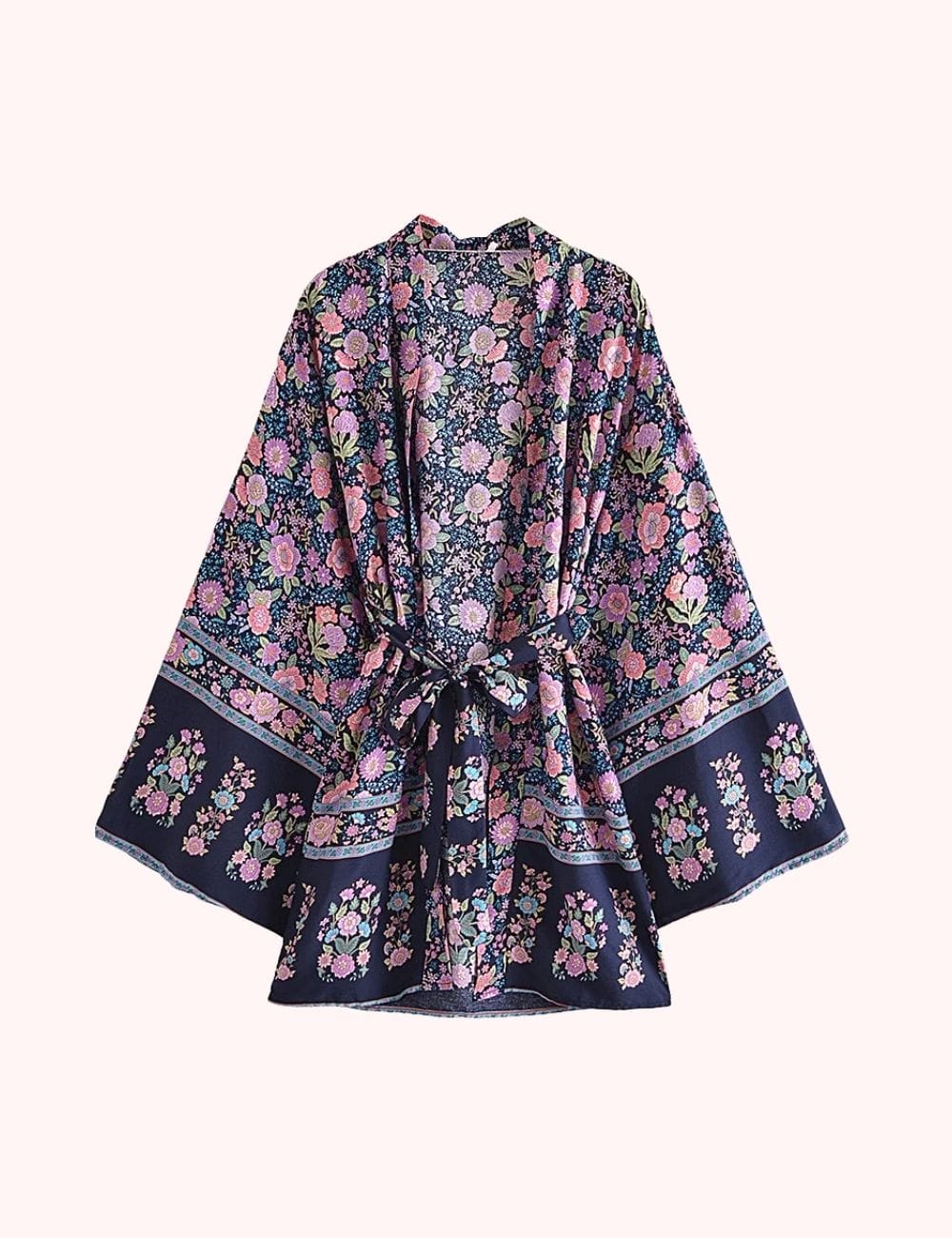 kimono court bleu