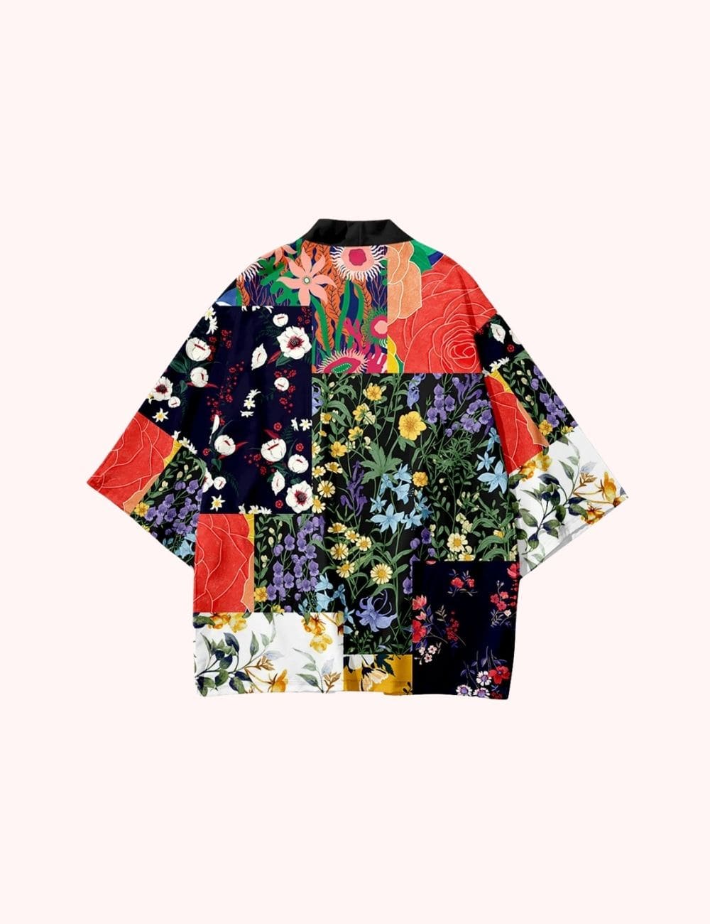 kimono japonais fleuri