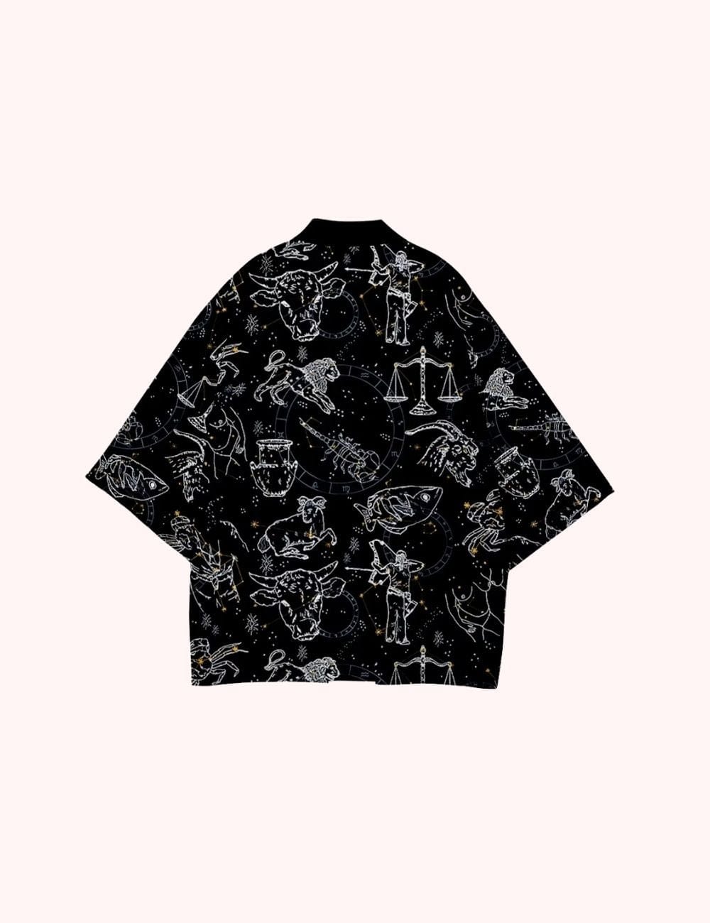 kimono japonais noir