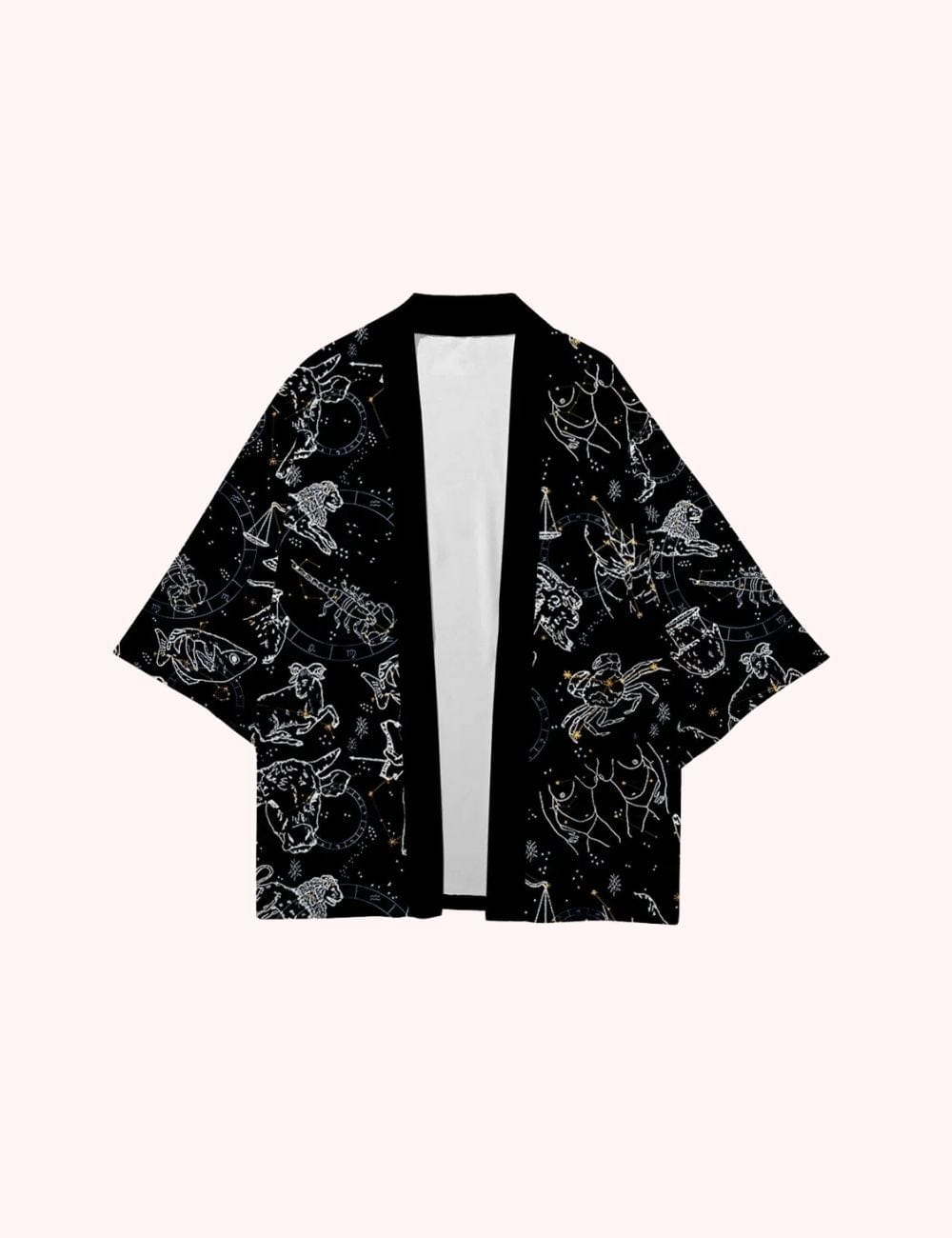 kimono japonais noir