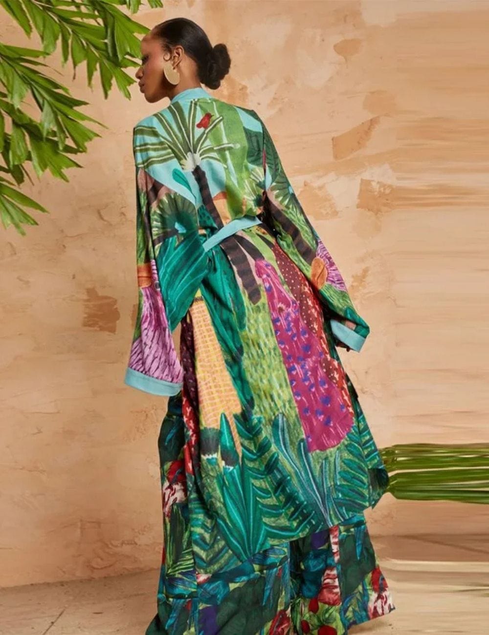 kimono long africain