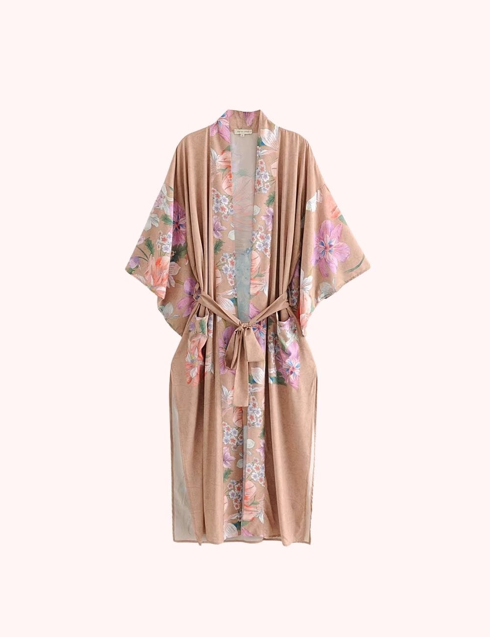 kimono long beige
