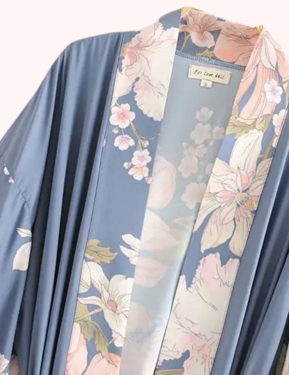 kimono long femme fleuri