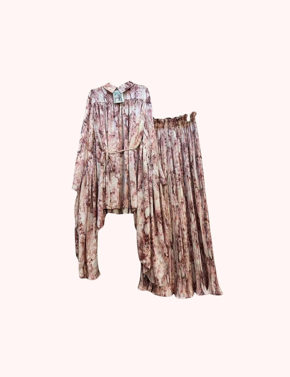kimono manche longue avec jupe