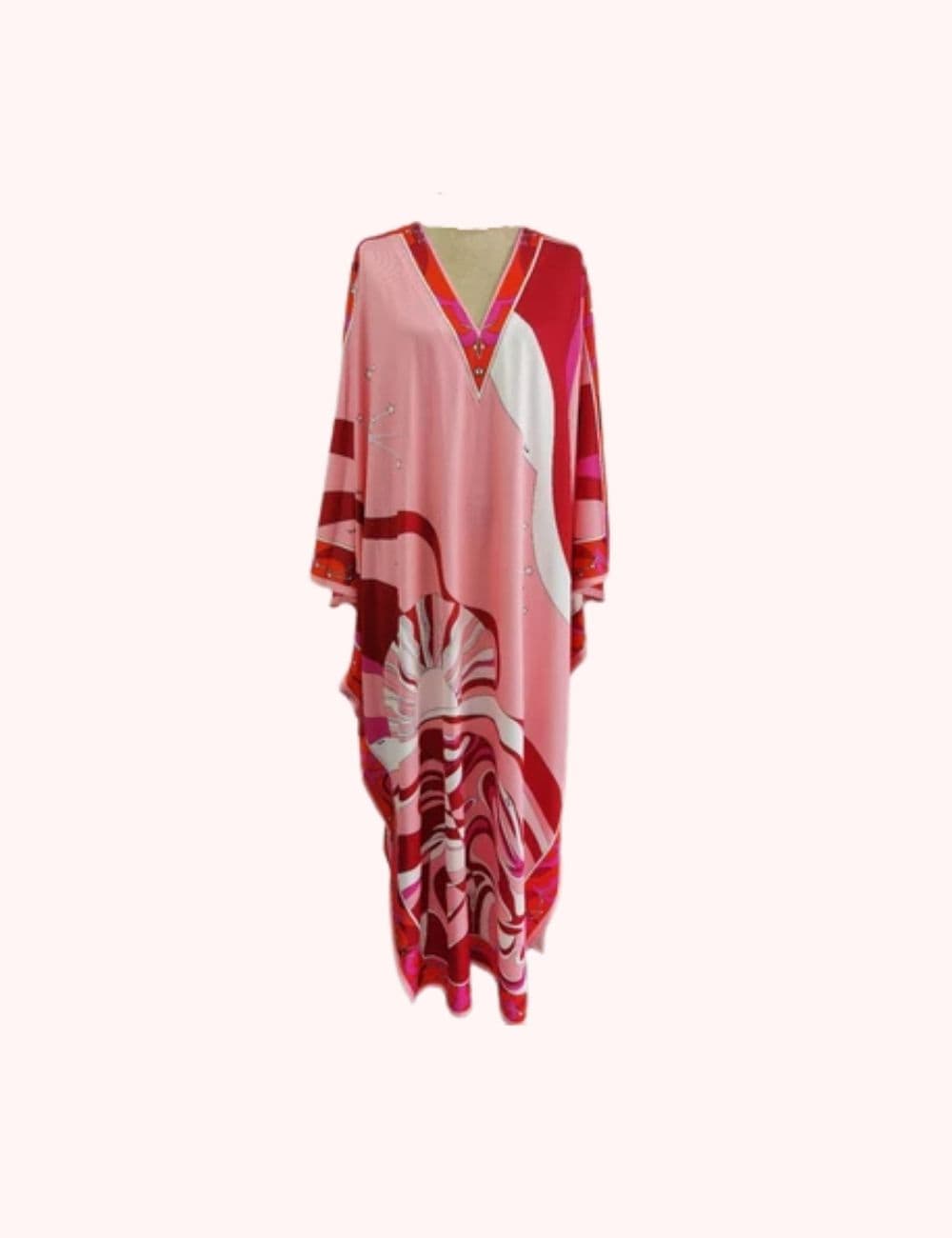 kimono robe dappartement rouge gorge