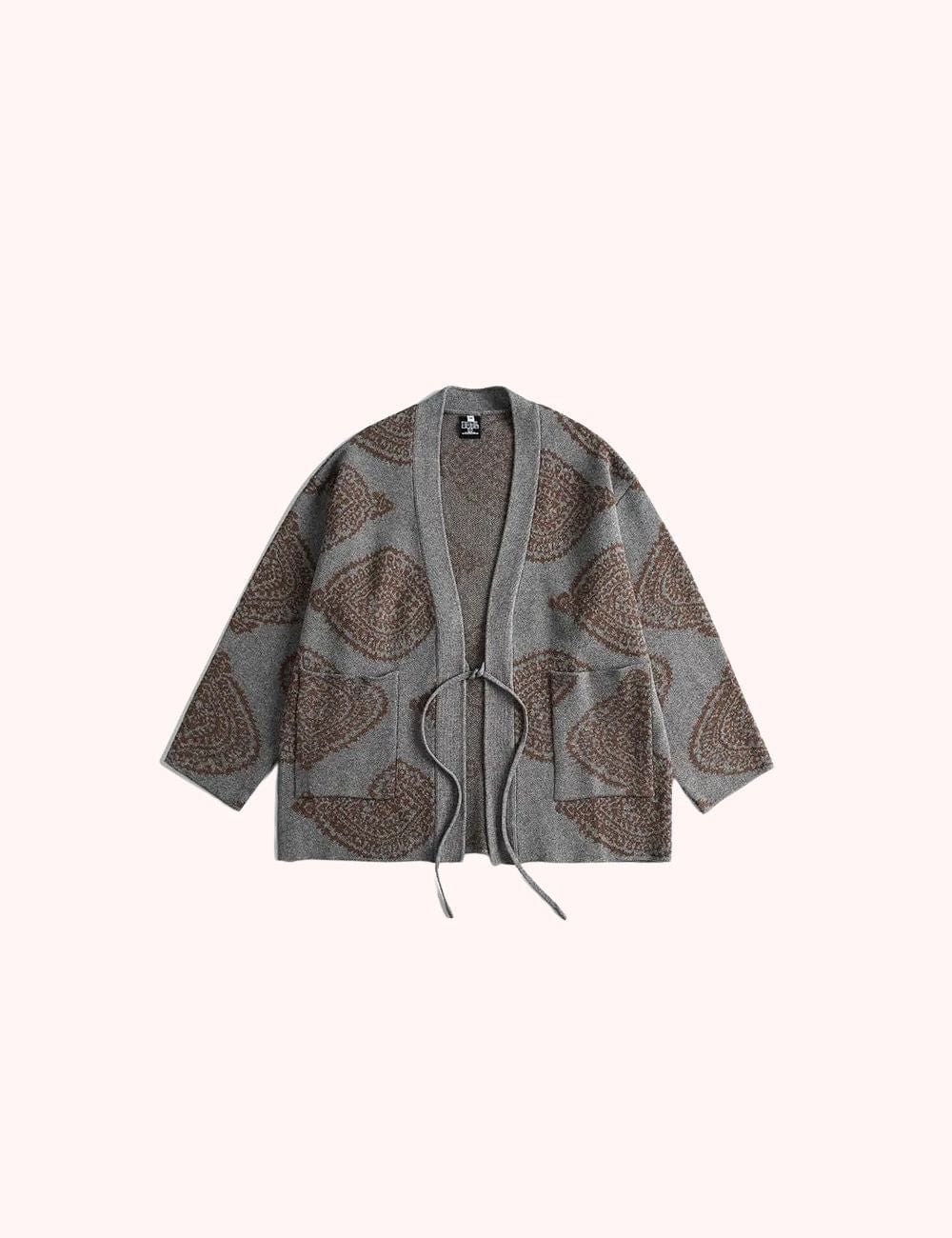 kimono veste grise