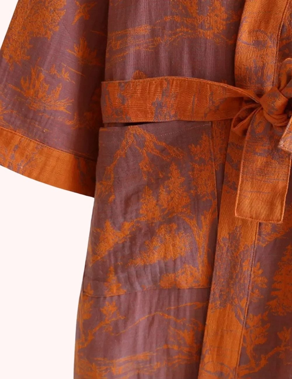 peignoir kimono coton​