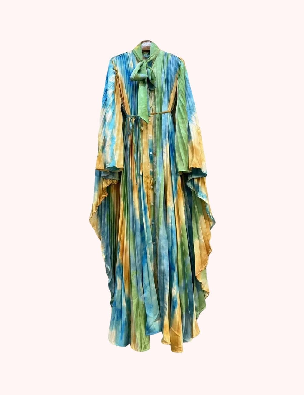 Robe bleu ciel kimono